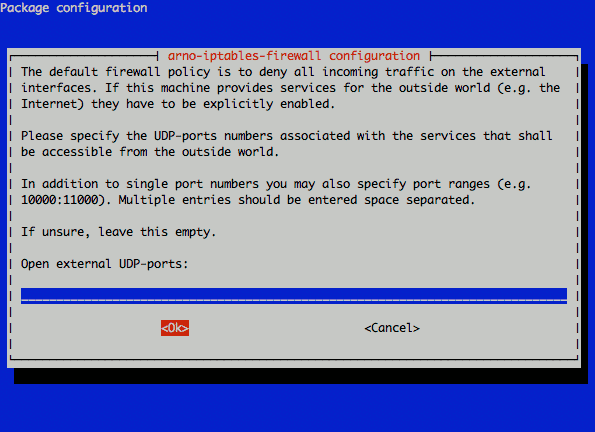 arno-iptables-firewall open UDP ports definition arno-iptables-firewall open UDP ports definition