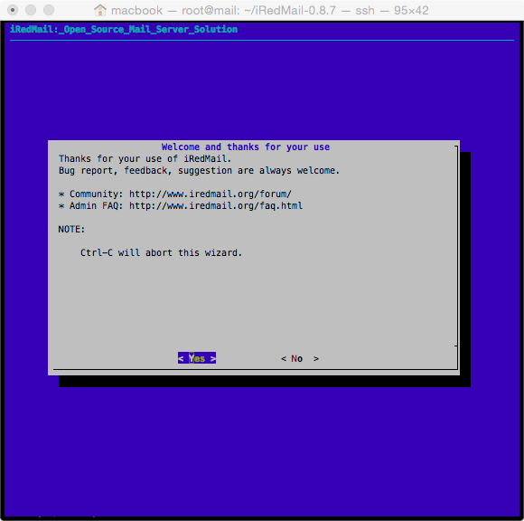 iredmail install confirm iredmail install confirm